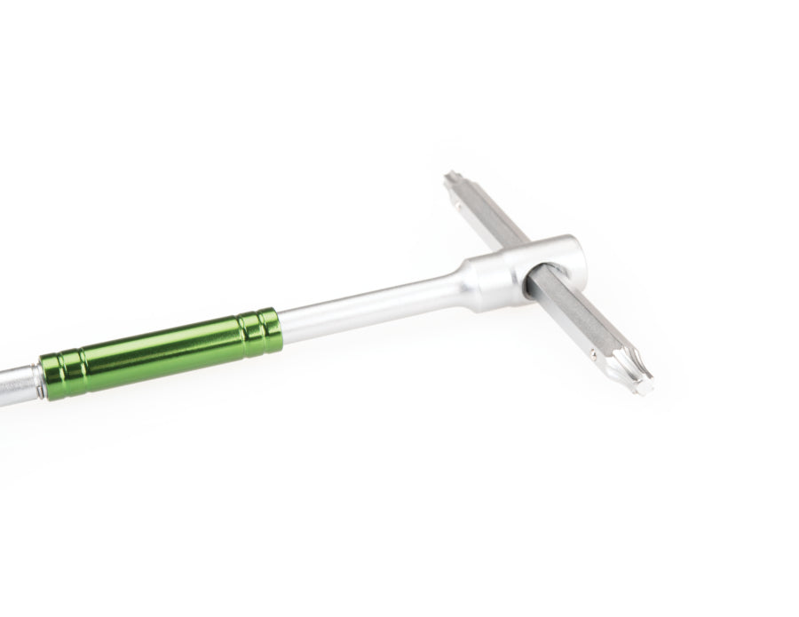 Park Tool THT: Detailansicht von Griff und Speed Spinner
