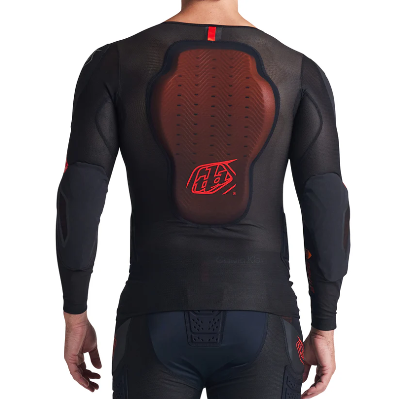 TROY LEE DESIGNS STAGE GHOST D3O Langarm-Schutzshirt Schwarz