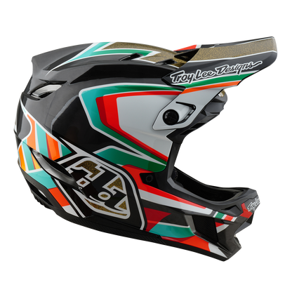 Casque VTT TROY LEE DESIGNS D4 CARBON MIPS Frames Noir/Or