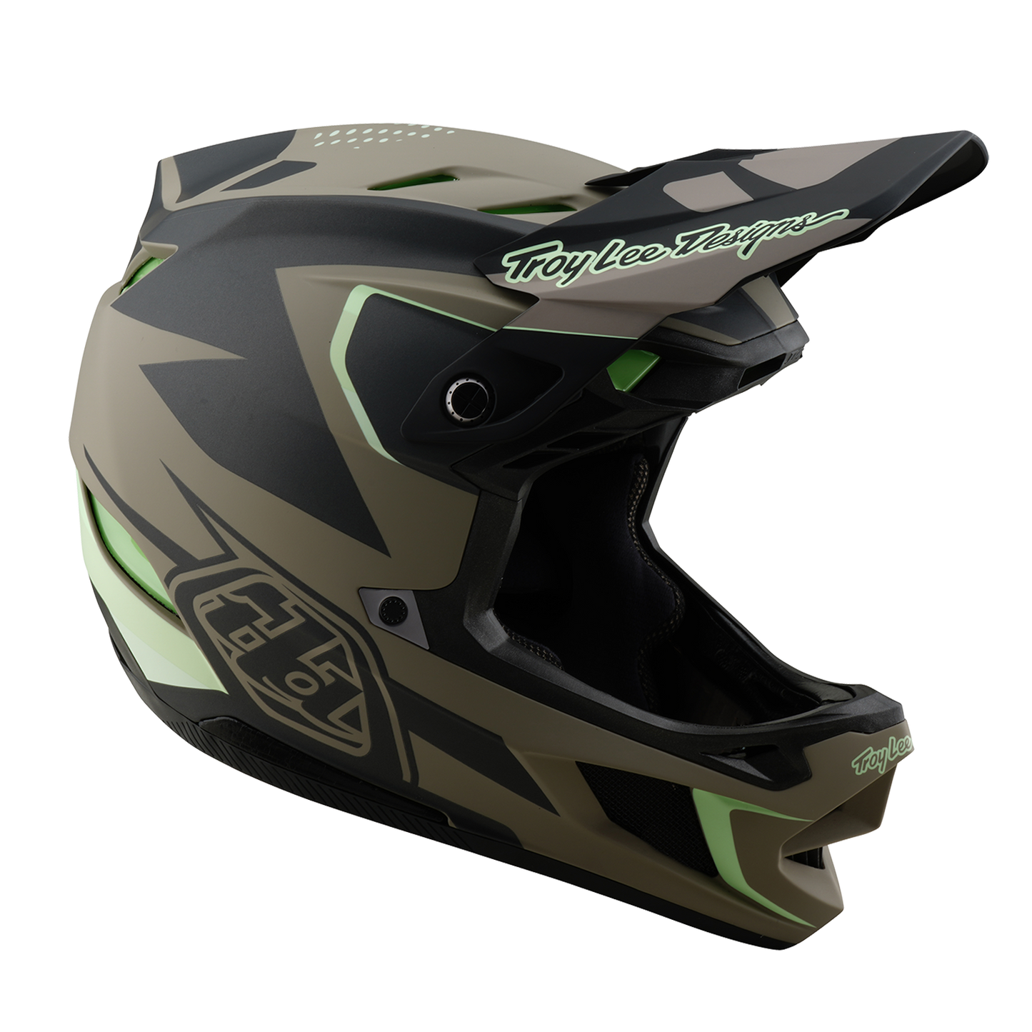 MTB-Helm TROY LEE DESIGNS D4 COMPOSITE MIPS Braun/Schwarz/Gelb