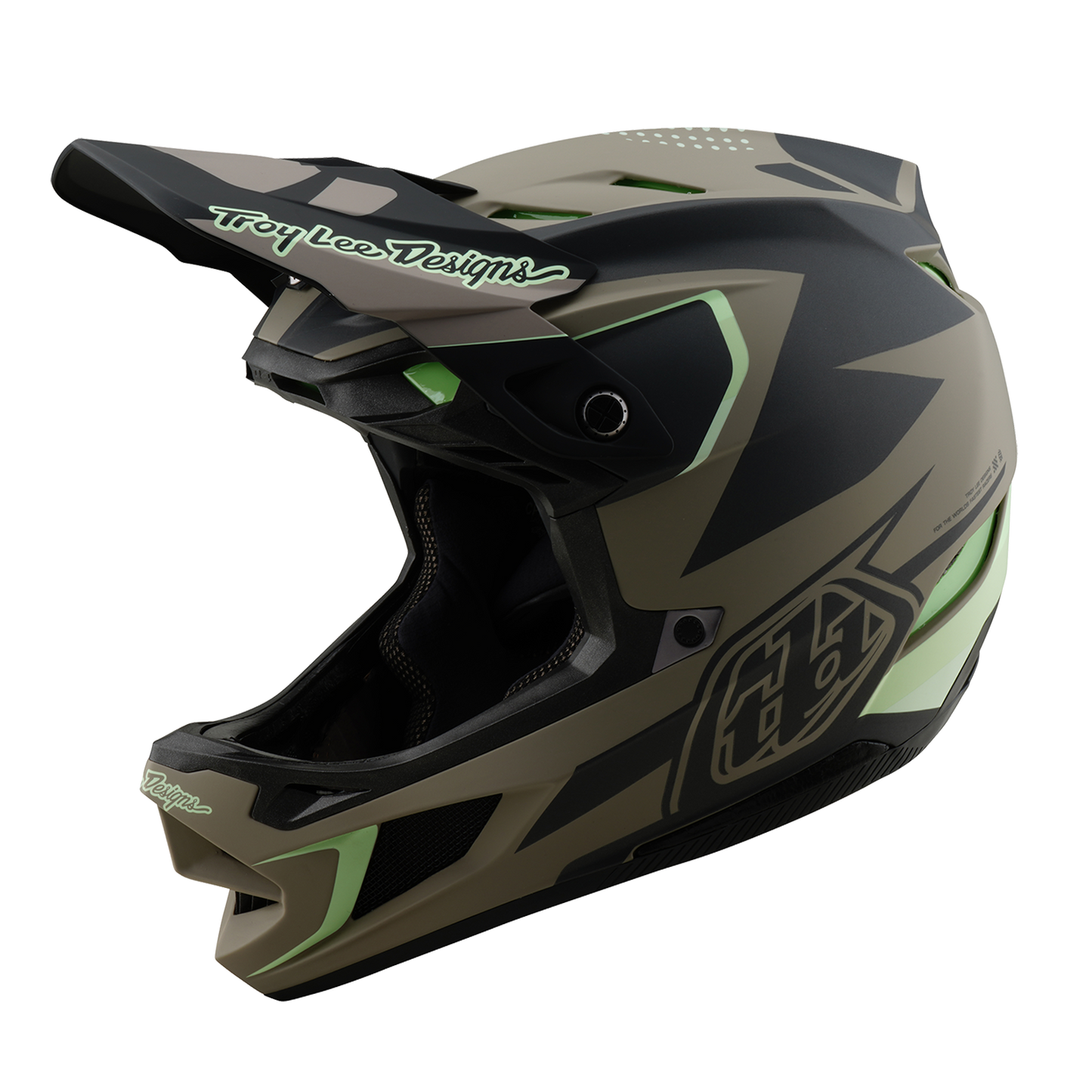 MTB-Helm TROY LEE DESIGNS D4 COMPOSITE MIPS Braun/Schwarz/Gelb