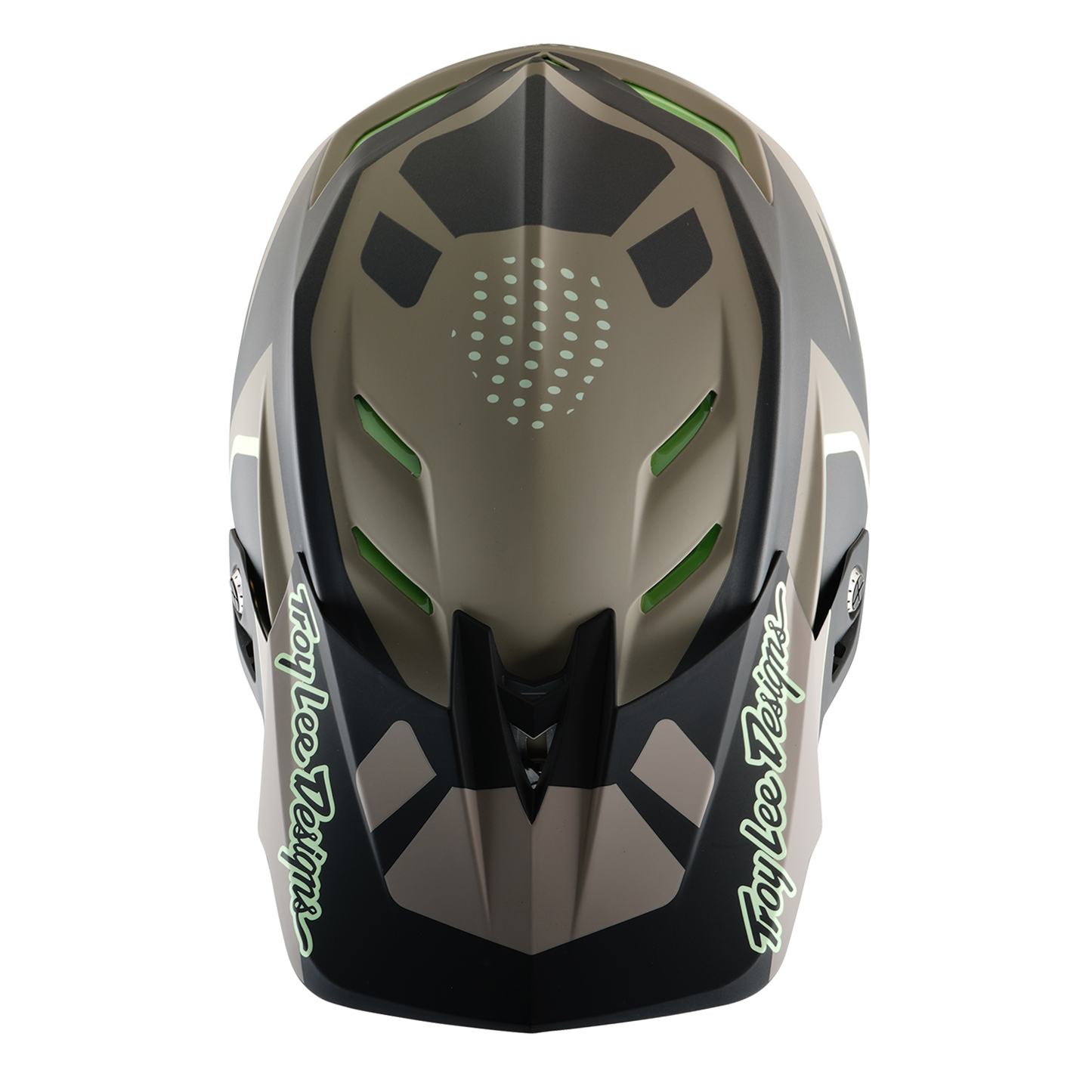MTB-Helm TROY LEE DESIGNS D4 COMPOSITE MIPS Braun/Schwarz/Gelb