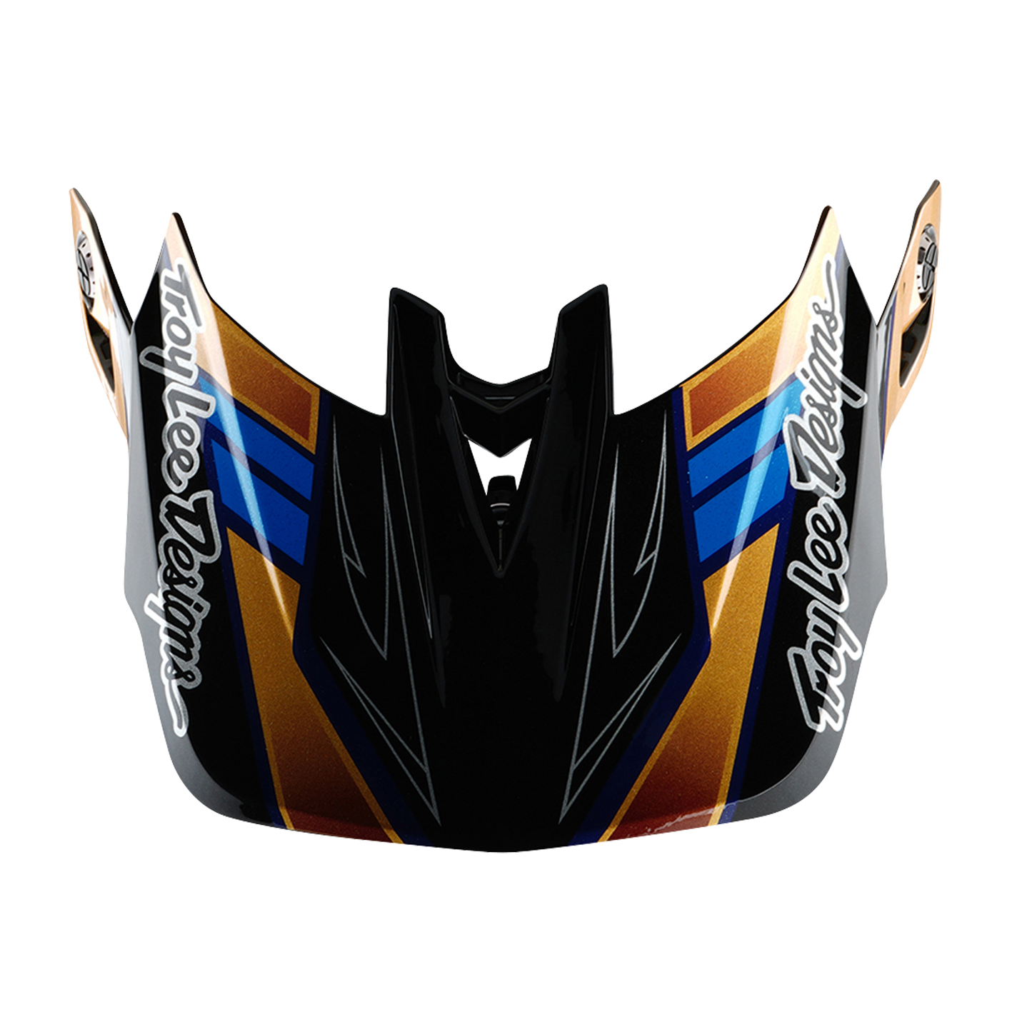MTB-Helm TROY LEE DESIGNS D4 COMPOSITE MIPS ROYALTY Schwarz/Gold