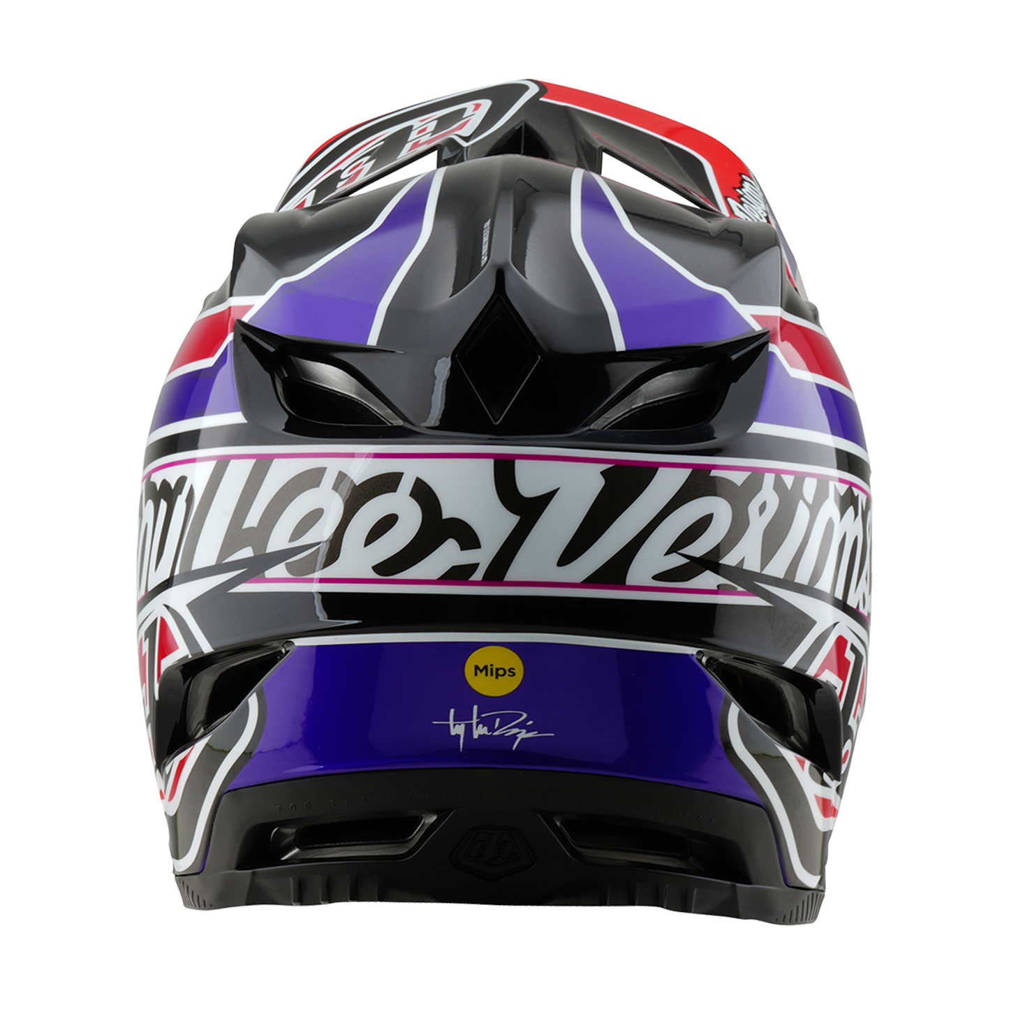 Casque VTT TROY LEE DESIGNS D4 POLYACRYLITE MIPS LINEAR Noir