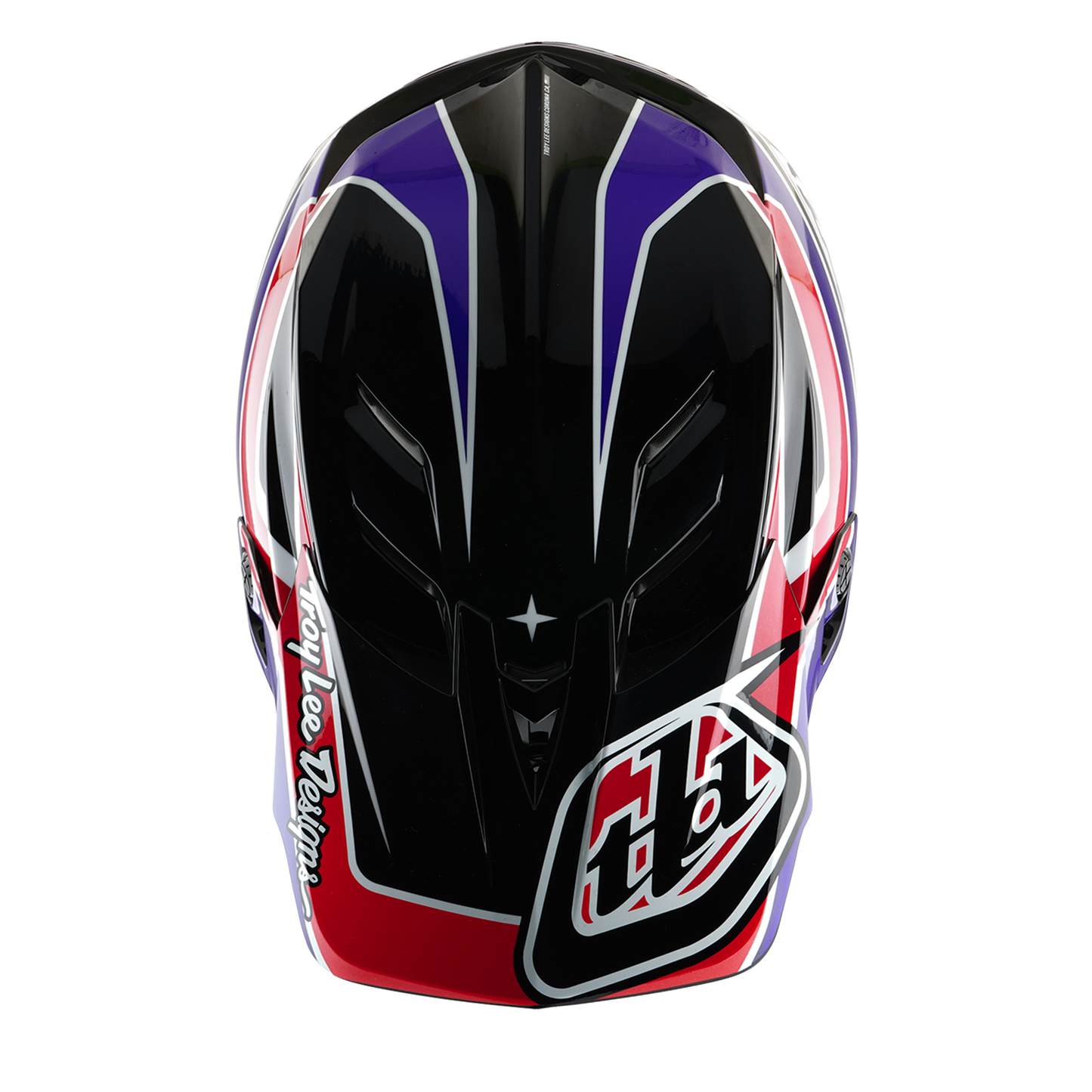 Casque VTT TROY LEE DESIGNS D4 POLYACRYLITE MIPS LINEAR Noir