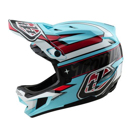 MTB-Helm TROY LEE DESIGNS D4 POLYACRYLITE MIPS LINEAR Blau
