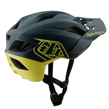 MTB-Helm TROY LEE DESIGNS FLOWLINE SE MIPS Grau/Gelb