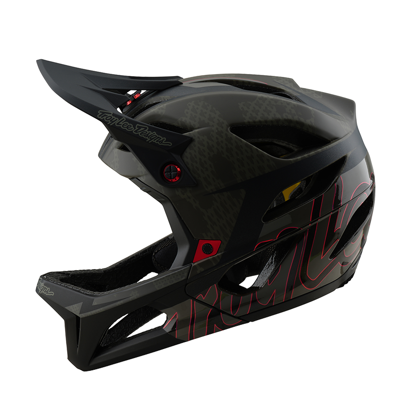MTB-Helm TROY LEE DESIGNS STAGE NEAUWAVE MIPS Camouflage Khaki 2025