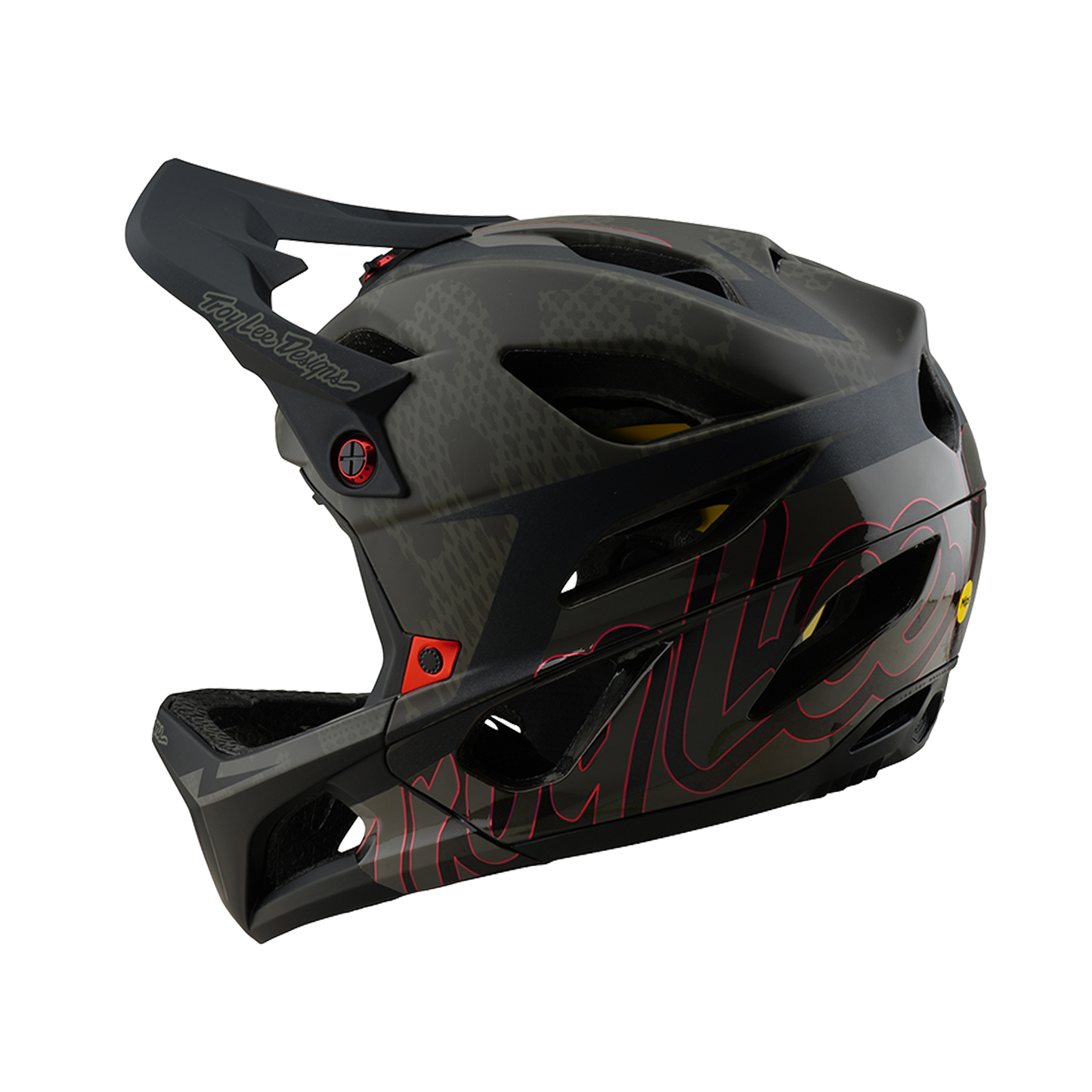 MTB-Helm TROY LEE DESIGNS STAGE NEAUWAVE MIPS Camouflage Khaki 2025