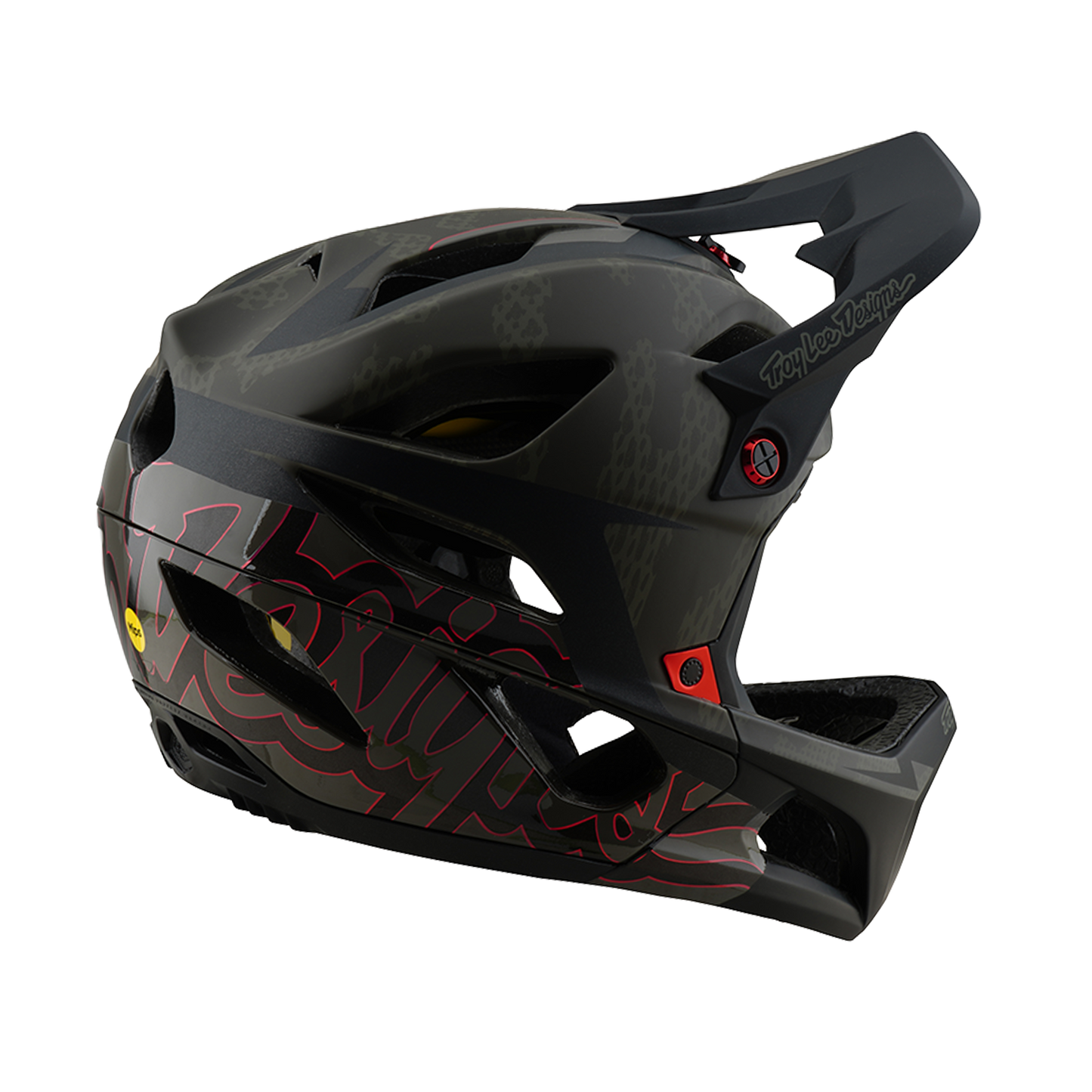 MTB-Helm TROY LEE DESIGNS STAGE NEAUWAVE MIPS Camouflage Khaki 2025