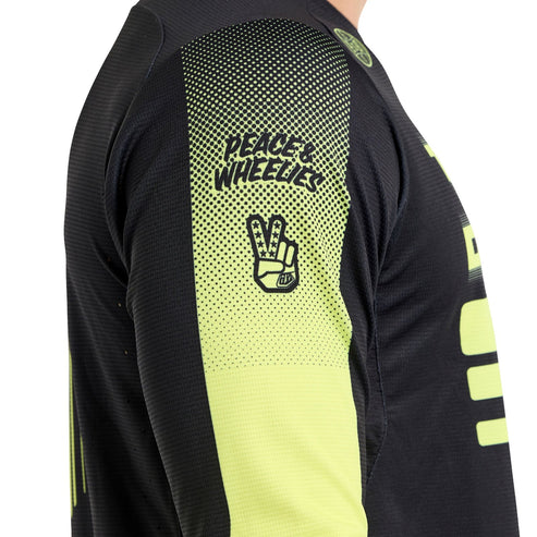 TROY LEE DESIGNS SPRINT Langarmtrikot Schwarz/Gelb