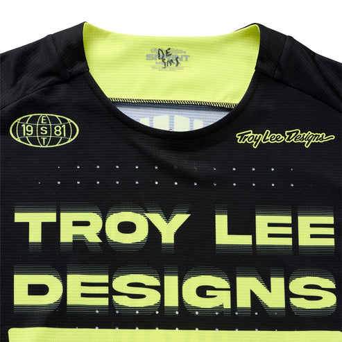TROY LEE DESIGNS SPRINT Langarmtrikot Schwarz/Gelb