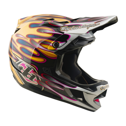 Casque VTT TROY LEE DESIGNS D4 CARBON MIPS Overspray Gold/Noir