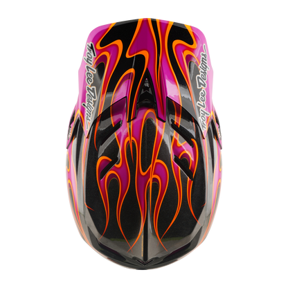 MTB-Helm TROY LEE DESIGNS D4 CARBON MIPS Torched Carbon/Magenta