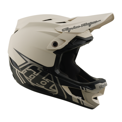 Casque VTT TROY LEE DESIGNS D4 COMPOSITE MIPS STEALTH PUMICE Blanc