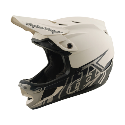 Casque VTT TROY LEE DESIGNS D4 COMPOSITE MIPS STEALTH PUMICE Blanc