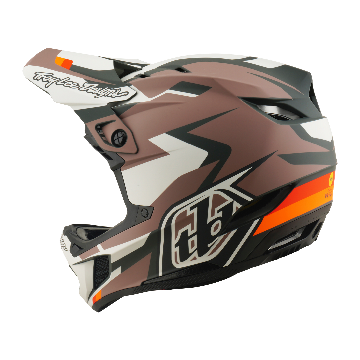 MTB-Helm TROY LEE DESIGNS D4 POLYACRYLITE MIPS ROAMER Clay