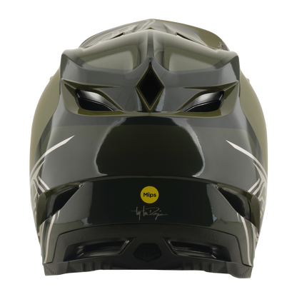 Casque VTT TROY LEE DESIGNS D4 POLYACRYLITE MIPS SHADOW BEETLE Kaki