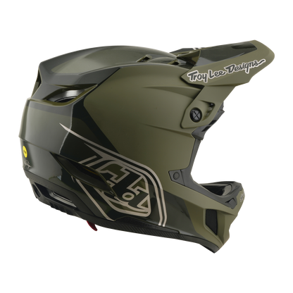 Casque VTT TROY LEE DESIGNS D4 POLYACRYLITE MIPS SHADOW BEETLE Kaki