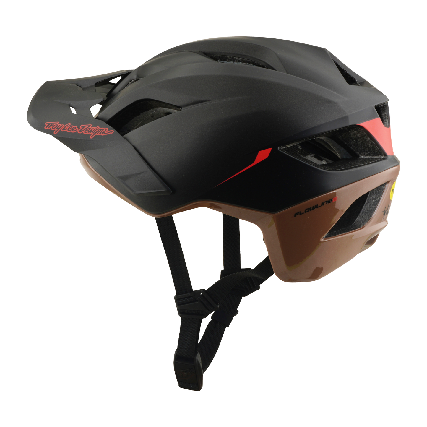 MTB-Helm TROY LEE DESIGNS FLOWLINE SE MIPS STACKS Schwarz/Braun