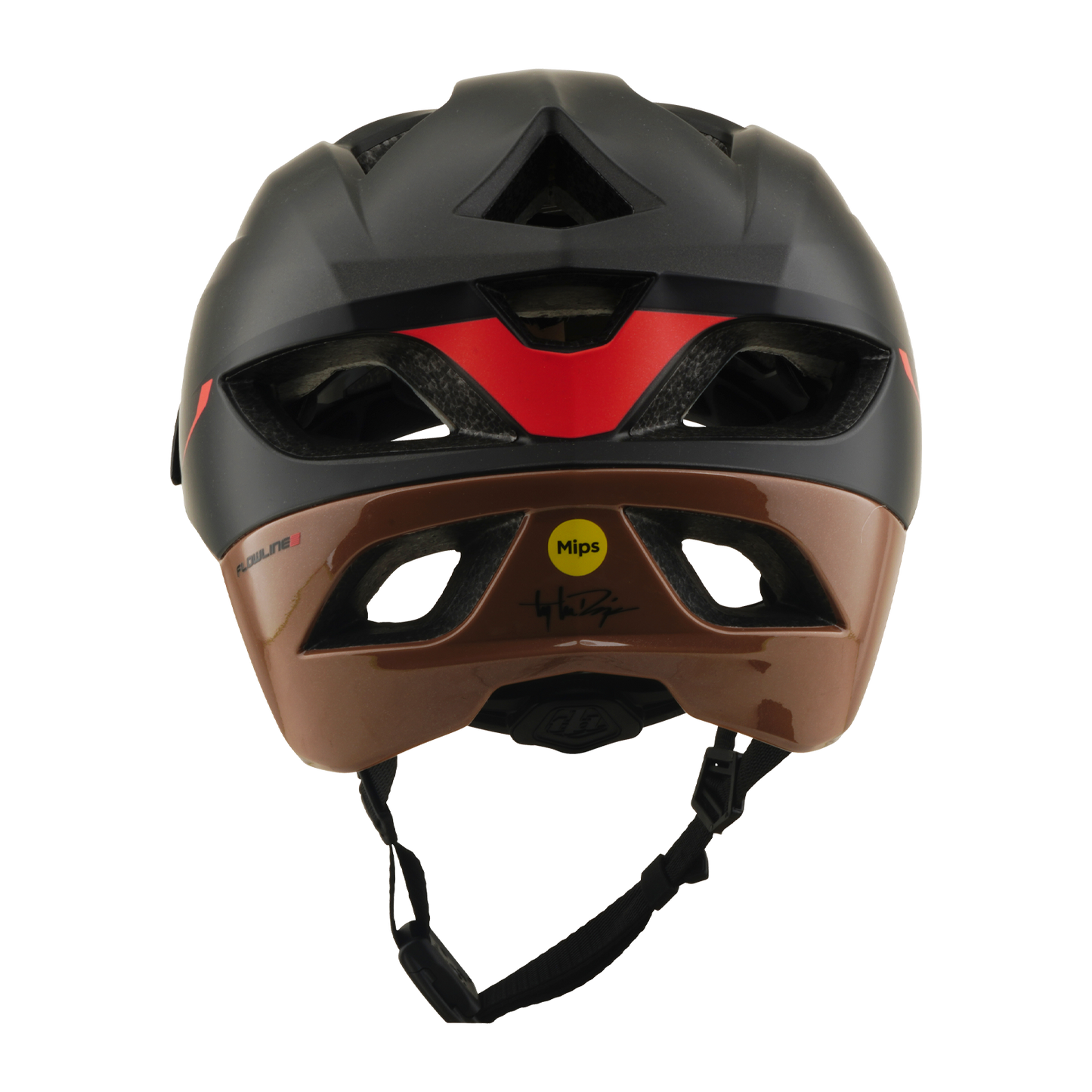 MTB-Helm TROY LEE DESIGNS FLOWLINE SE MIPS STACKS Schwarz/Braun