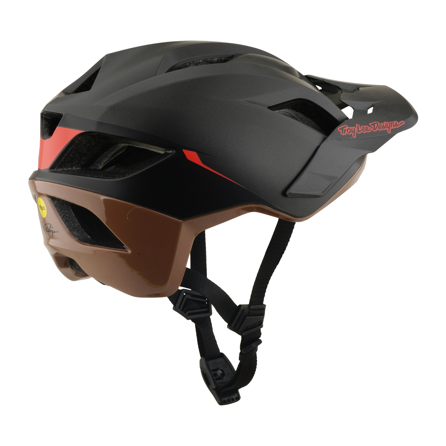 MTB-Helm TROY LEE DESIGNS FLOWLINE SE MIPS STACKS Schwarz/Braun