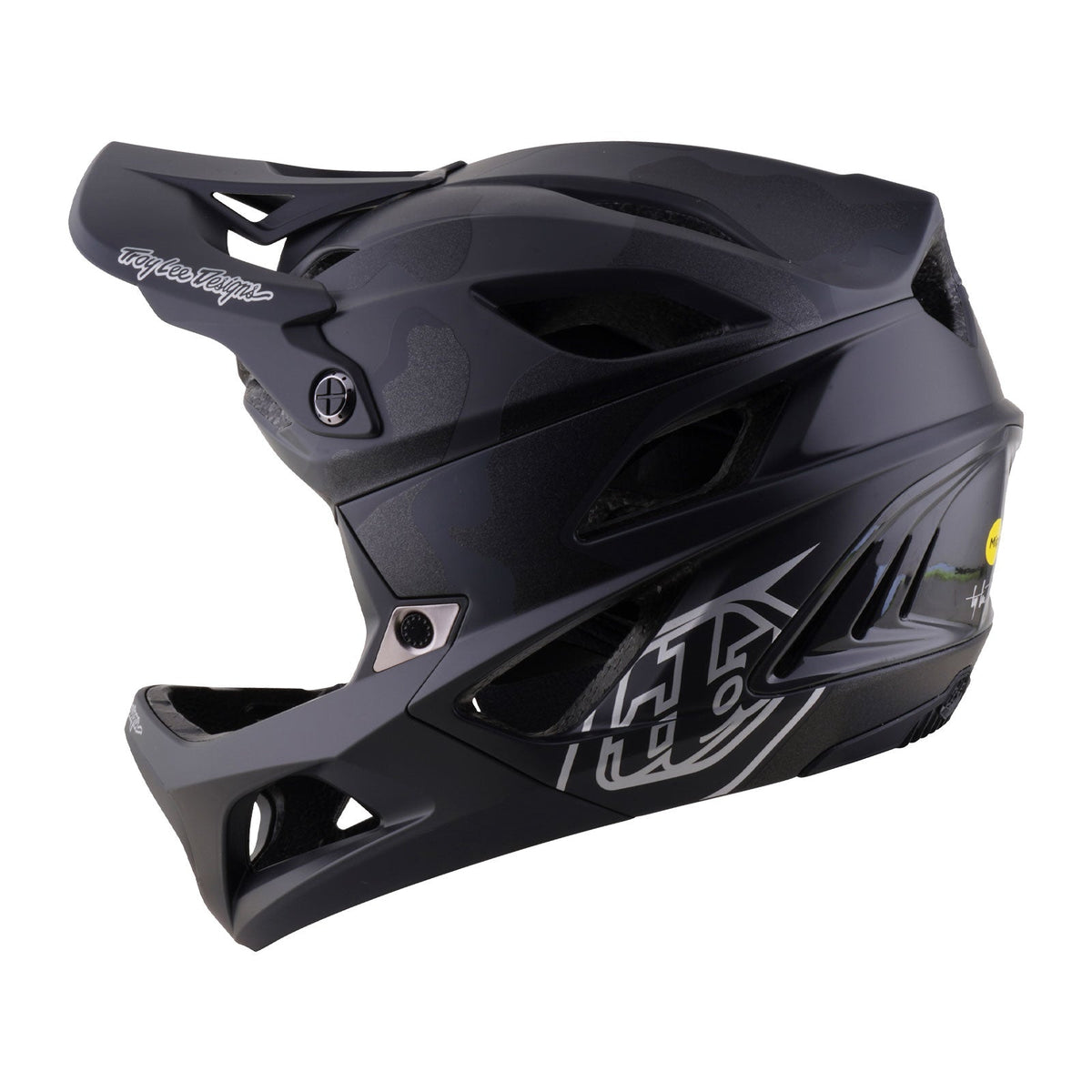MTB-Helm TROY LEE DESIGNS STAGE 2 SPLIT Schwarz/Camouflage
