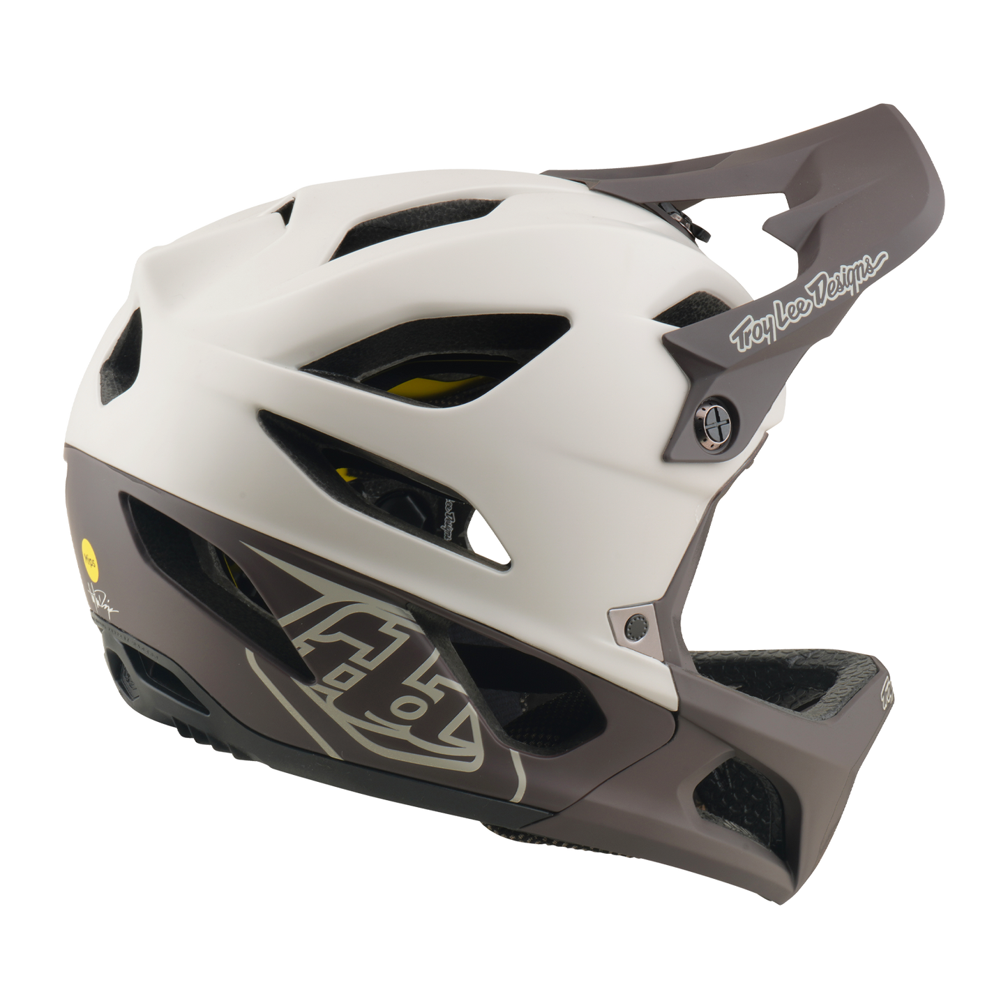Casque VTT TROY LEE DESIGNS STAGE MIPS DRONE PUMICE Blanc
