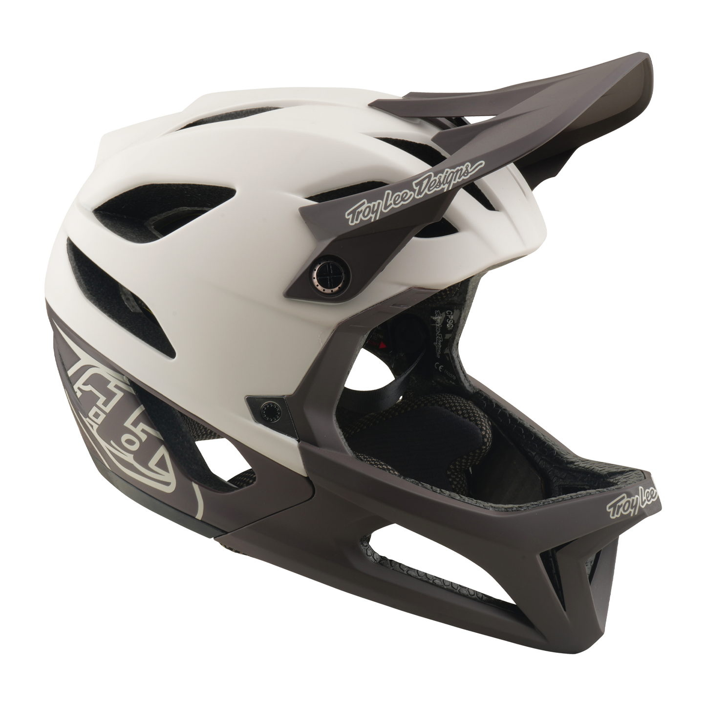 Casque VTT TROY LEE DESIGNS STAGE MIPS DRONE PUMICE Blanc