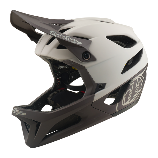 Casque VTT TROY LEE DESIGNS STAGE MIPS DRONE PUMICE Blanc