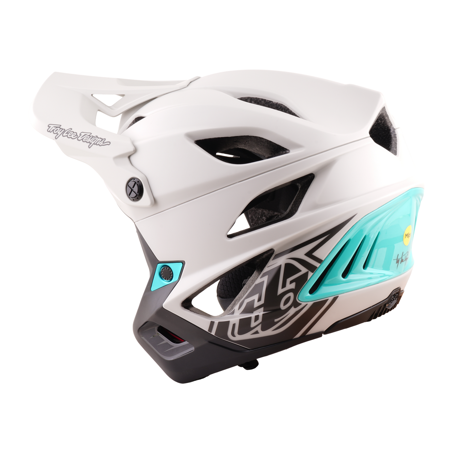 MTB-Helm TROY LEE DESIGNS STAGE STUNT DRONE PUMICE Grau/Grün
