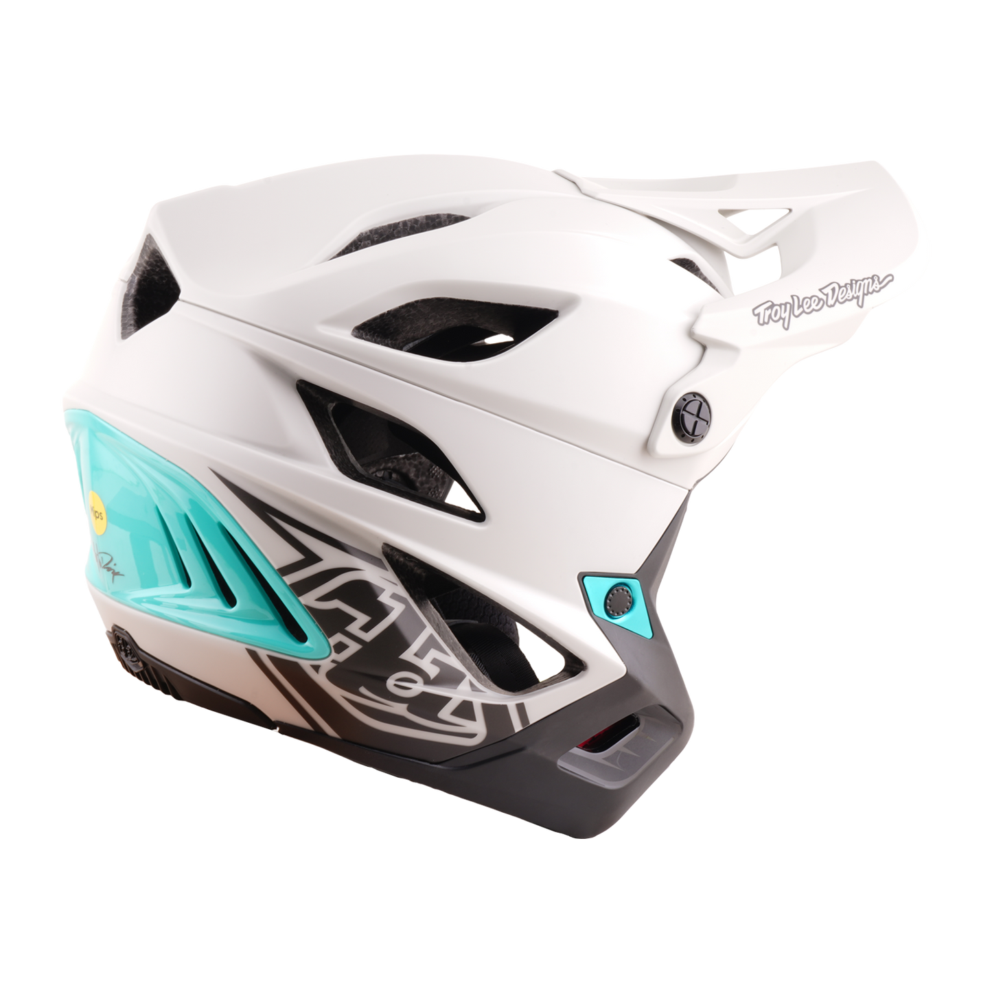 MTB-Helm TROY LEE DESIGNS STAGE STUNT DRONE PUMICE Grau/Grün