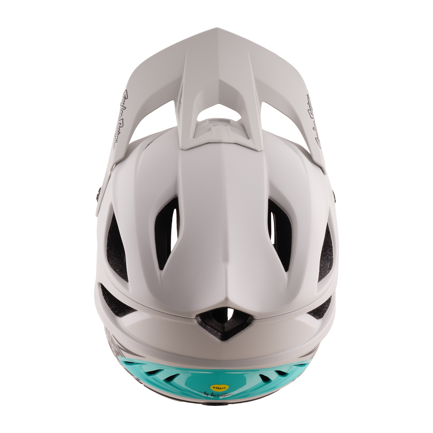 MTB-Helm TROY LEE DESIGNS STAGE STUNT DRONE PUMICE Grau/Grün