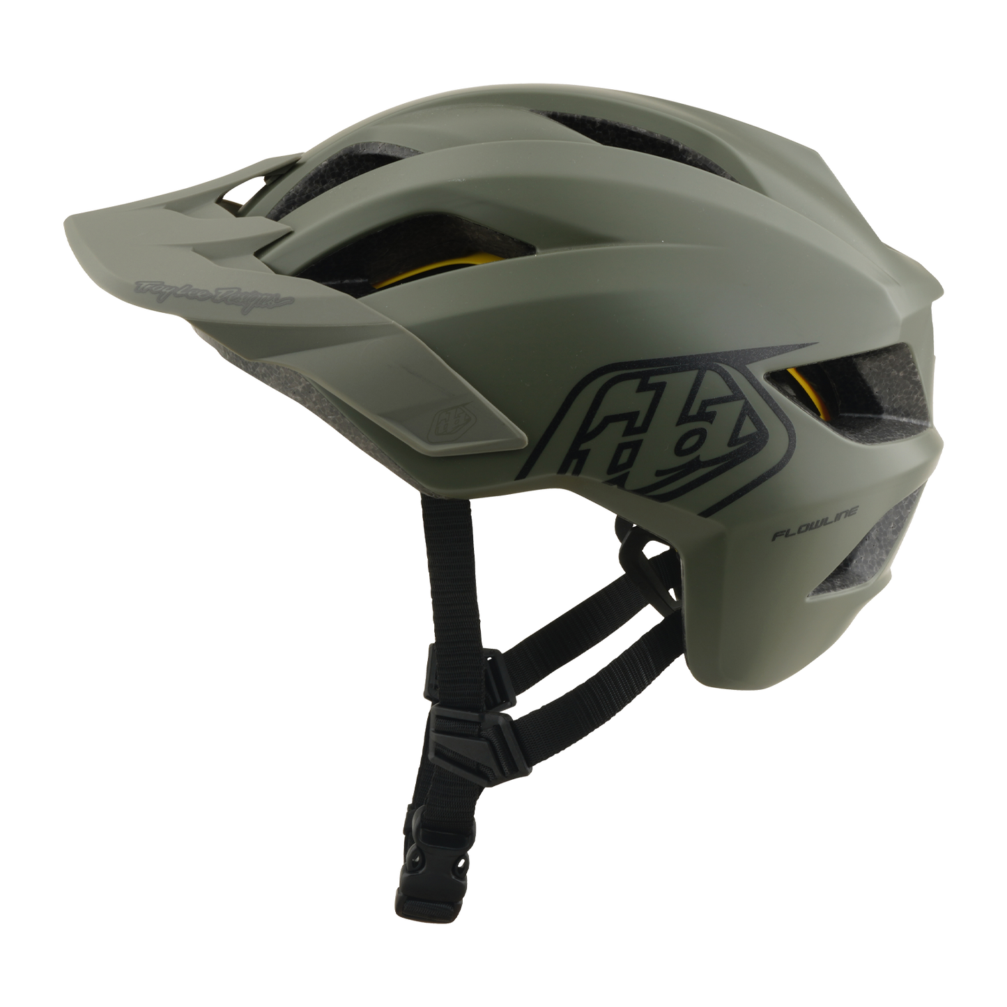 Casque VTT TROY LEE DESIGNS FLOWLINE POINT MIPS Junior Kaki
