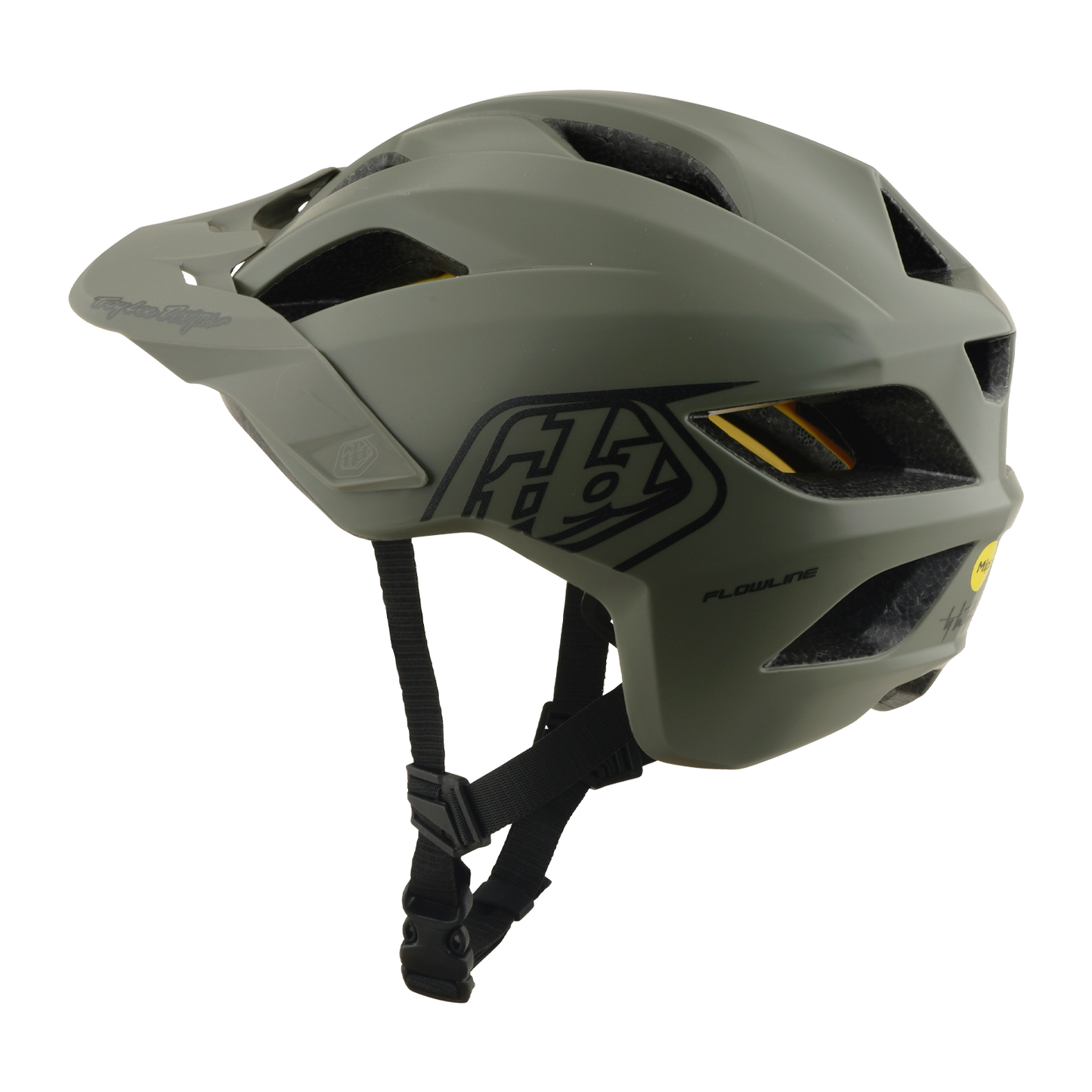 Casque VTT TROY LEE DESIGNS FLOWLINE POINT MIPS Junior Kaki