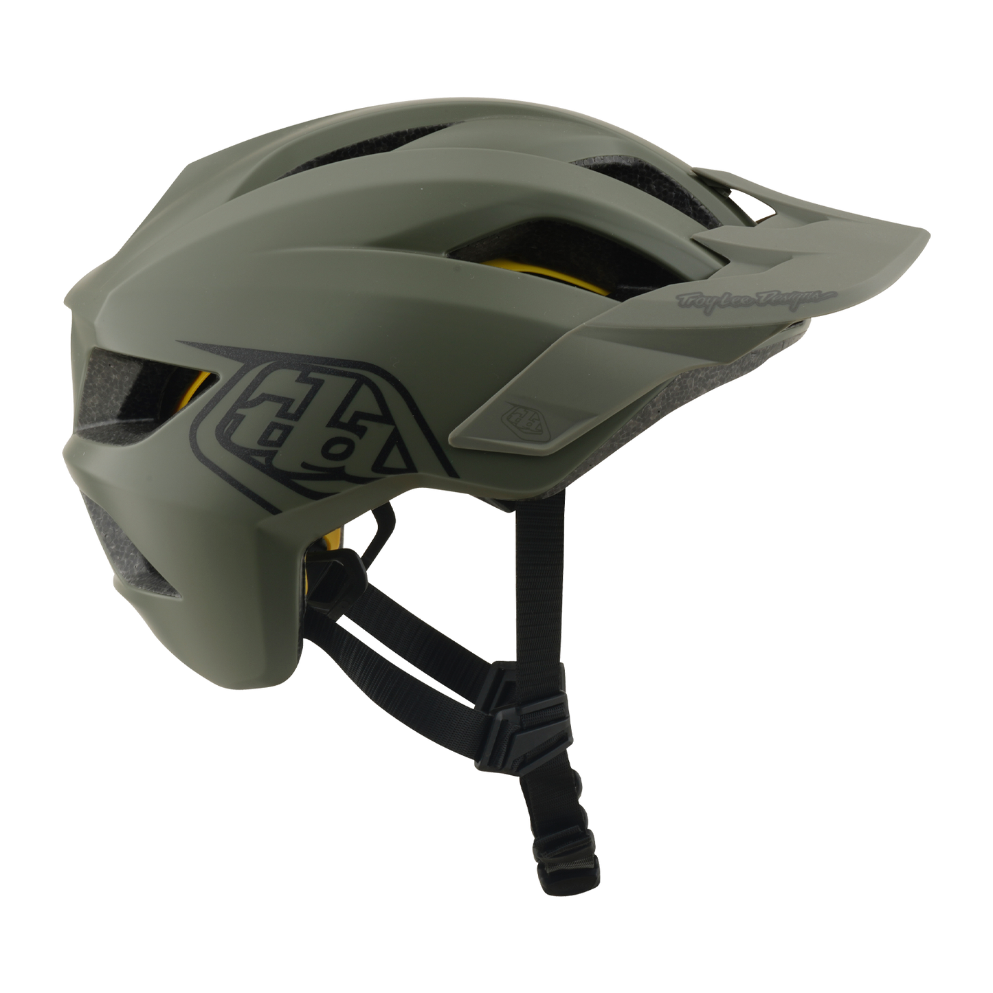 Casque VTT TROY LEE DESIGNS FLOWLINE POINT MIPS Junior Kaki