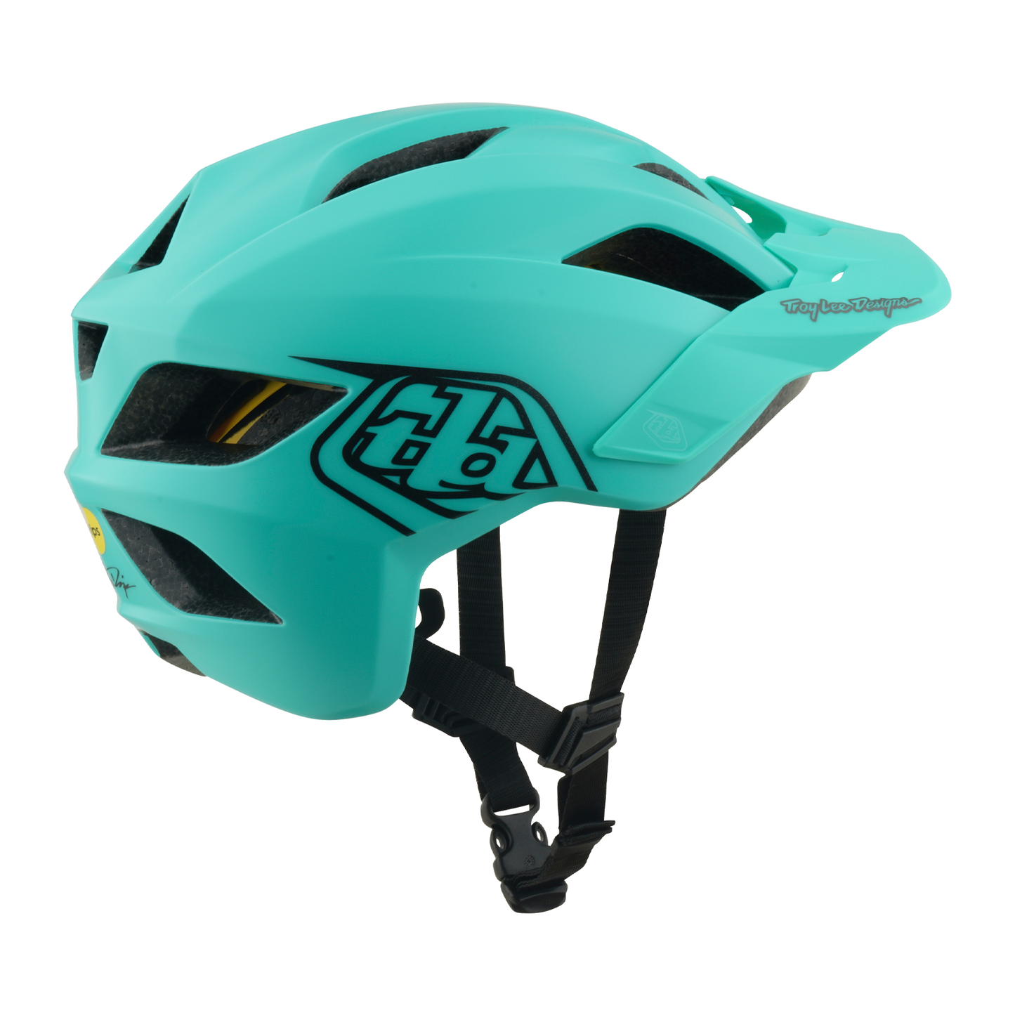 Casque VTT TROY LEE DESIGNS FLOWLINE POINT MIPS Junior Charcoal/Vert