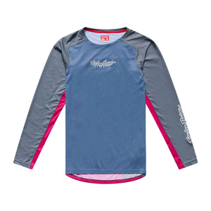 TROY LEE DESIGNS SKYLINE PRO DESCEND Langarmtrikot Slate
