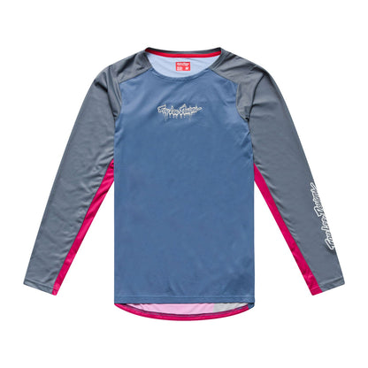 Maillot TROY LEE DESIGNS SKYLINE PRO DESCEND Manches Longues Slate