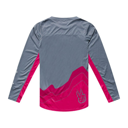 Maillot TROY LEE DESIGNS SKYLINE PRO DESCEND Manches Longues Slate