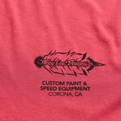 TROY LEE DESIGNS SKYLINE RIDE FEATHERED Langarmtrikot in Glutrot