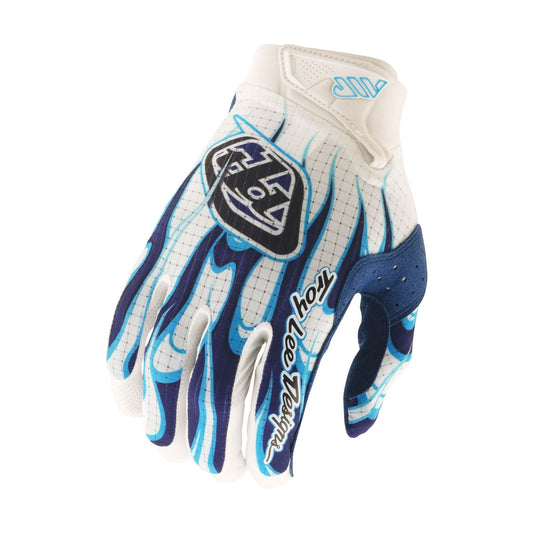 Gants TROY LEE DESIGNS AIR TORCHED Blanc/Bleu