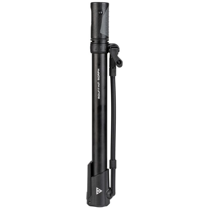 Kompakte Fußpumpe TOPEAK MOUNTAIN MORPH Schwarz
