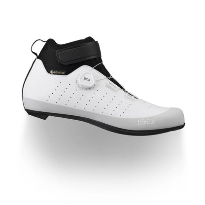 Straßenradschuhe WINTER FIZIK TEMPO ARTICA GTX Weiß/Schwarz