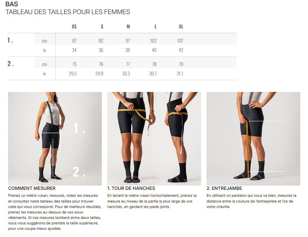 Cuissard Long à Bretelles CASTELLI COMPETIZIONE DT Femme Noir