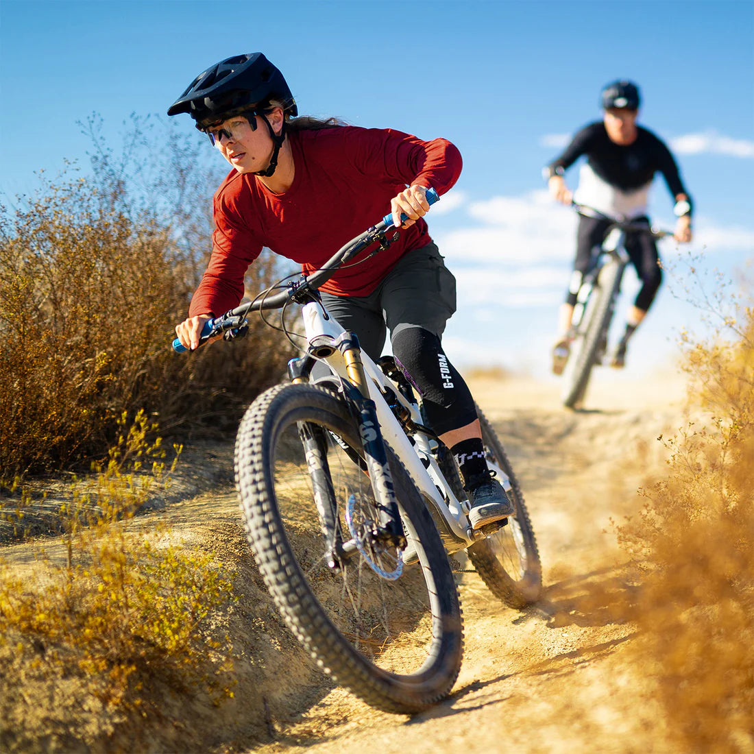 G-FORM TERRA Knieschoner Schwarz