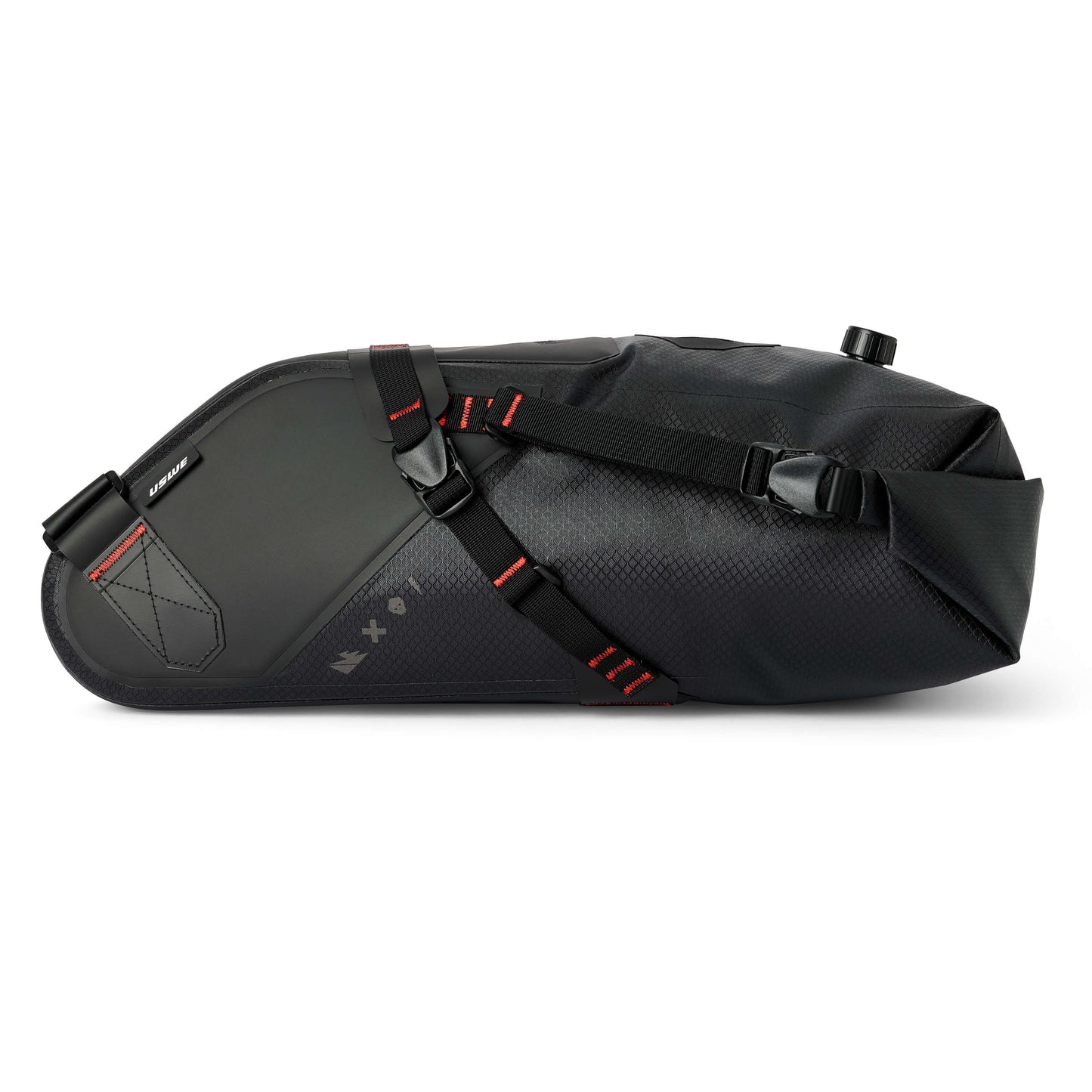 USWE ROLLTOP SADDLE BAG 9 L Satteltasche, schwarz