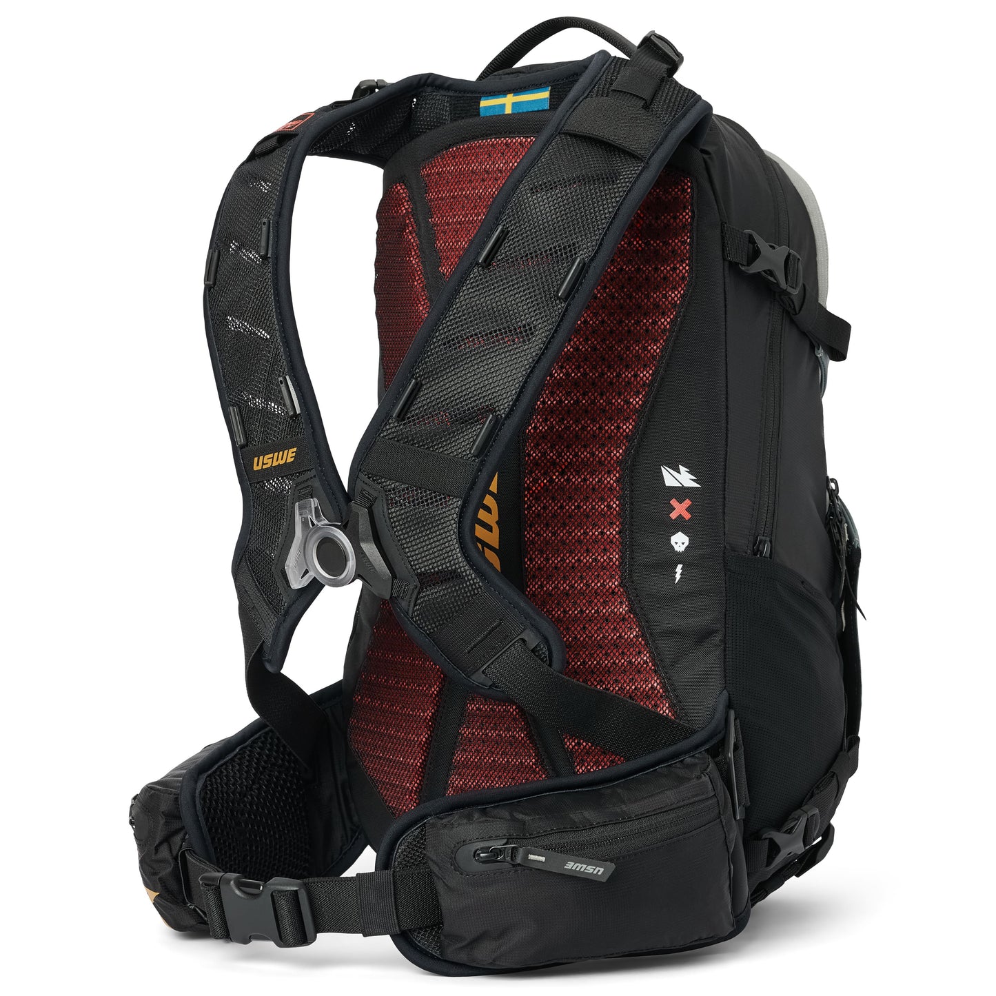 Rucksack USWE WATT E-BIKE 25 l, schwarz