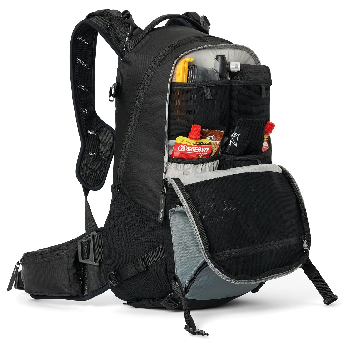 Rucksack USWE WATT E-BIKE 25 l, schwarz