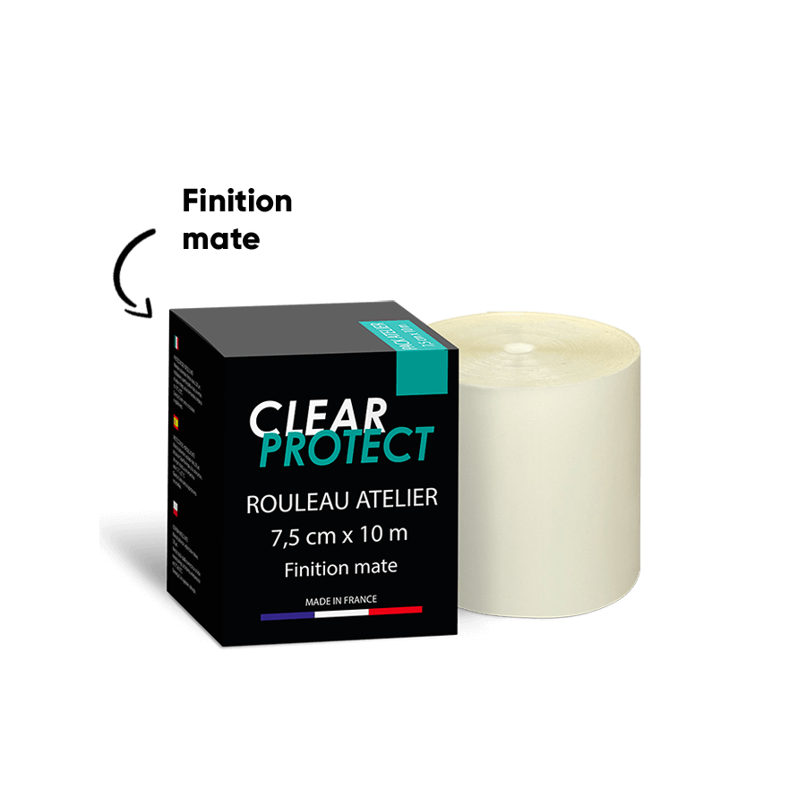 Selbstklebende Rahmenschutzfolie CLEARPROTECT FASTOTAPE Matt 10 m x 7,5 cm